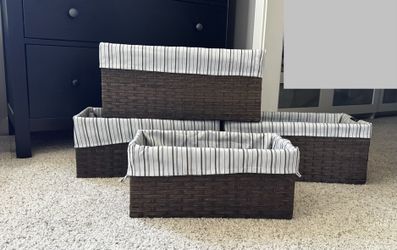 Lined baskets