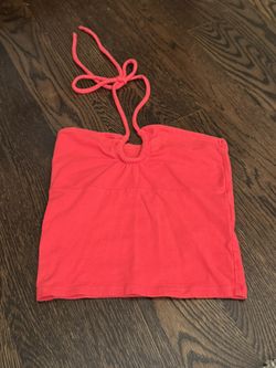 Hollister Red Halter Tank, XS