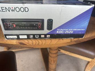 New In Box Kenwood KDC-252U CD Receiver