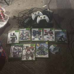 Xbox 3 Controllers And 9 Games One Missing Case 