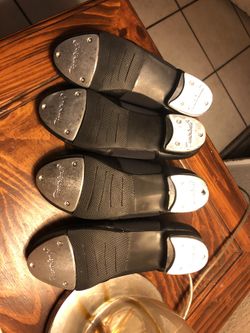 Tap shoes size 2.5 and 4.0 used only a couple times.