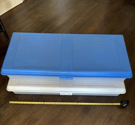 Hinged Underbed storage Containers-