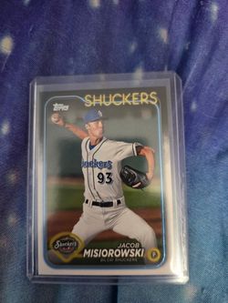 Topps Jacob Misiorowski Biloxi Shuckers Baseball Card