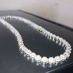 Tennis Chain White Gold