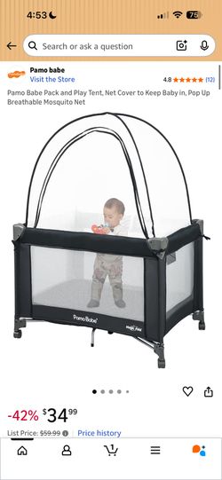 Pam Baby Pack and Play Tent NEW