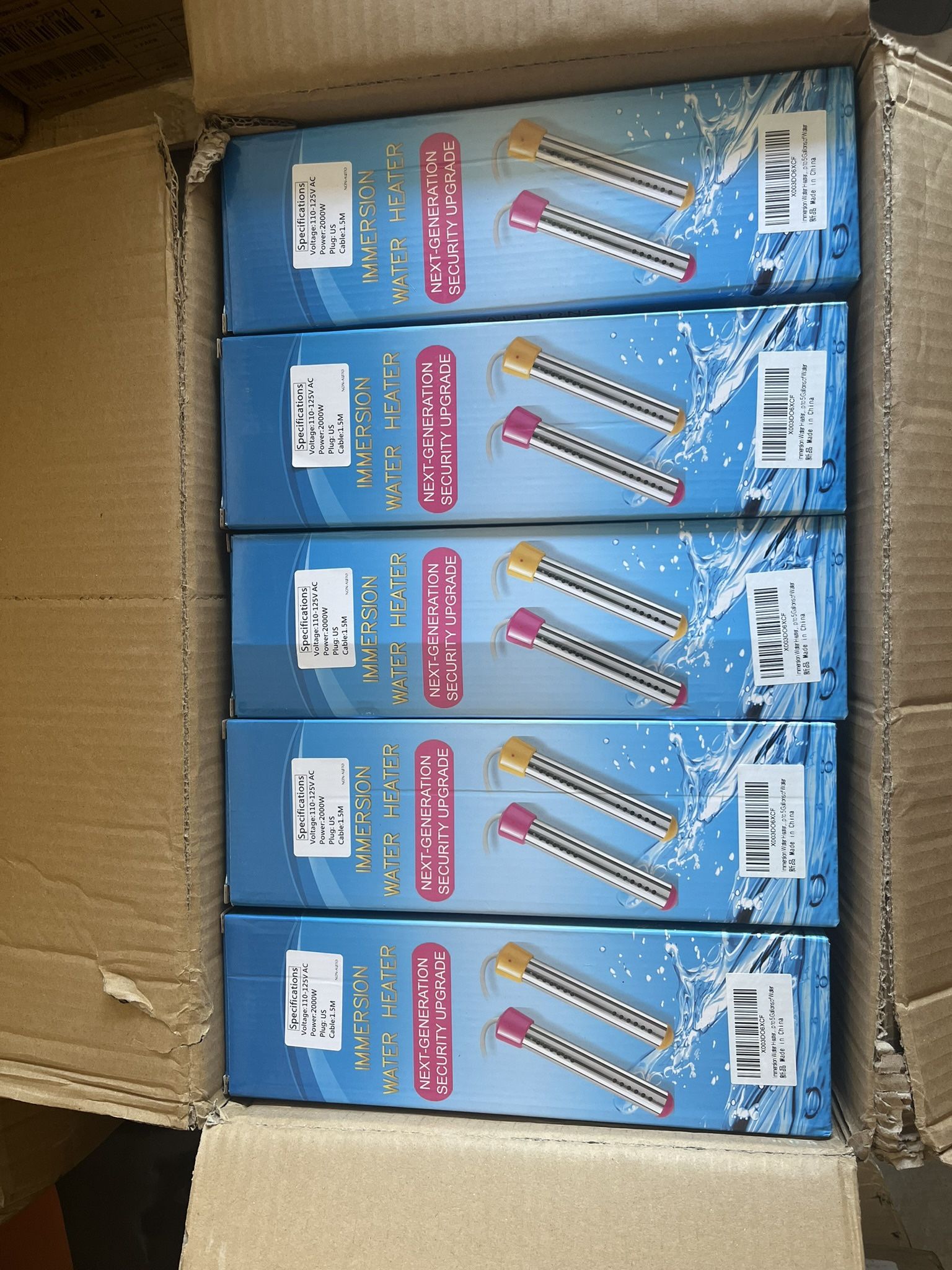 Two Immersion Water Heaters