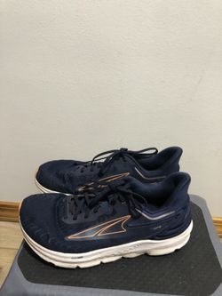 Altra Torin 6 Womens Blue Orange Road Walking Gym Athletic Sneakers Sz 8.5