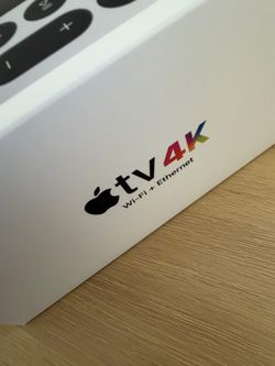 Apple TV 4K- 128GB Wi-Fi + Ethernet - Like New in Box