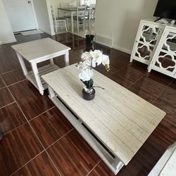 Coffee Table And Side Tables