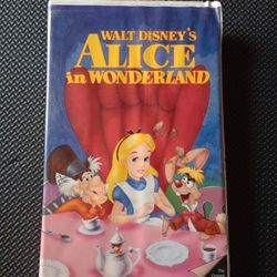 Alice In Wonderland VHS