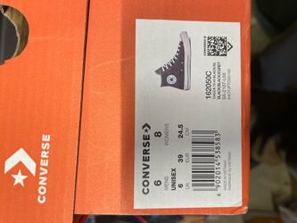 Converse all star shoes unisex men’s 6 ladies size 8