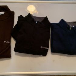 3 Columbia Fleece Jackets 
