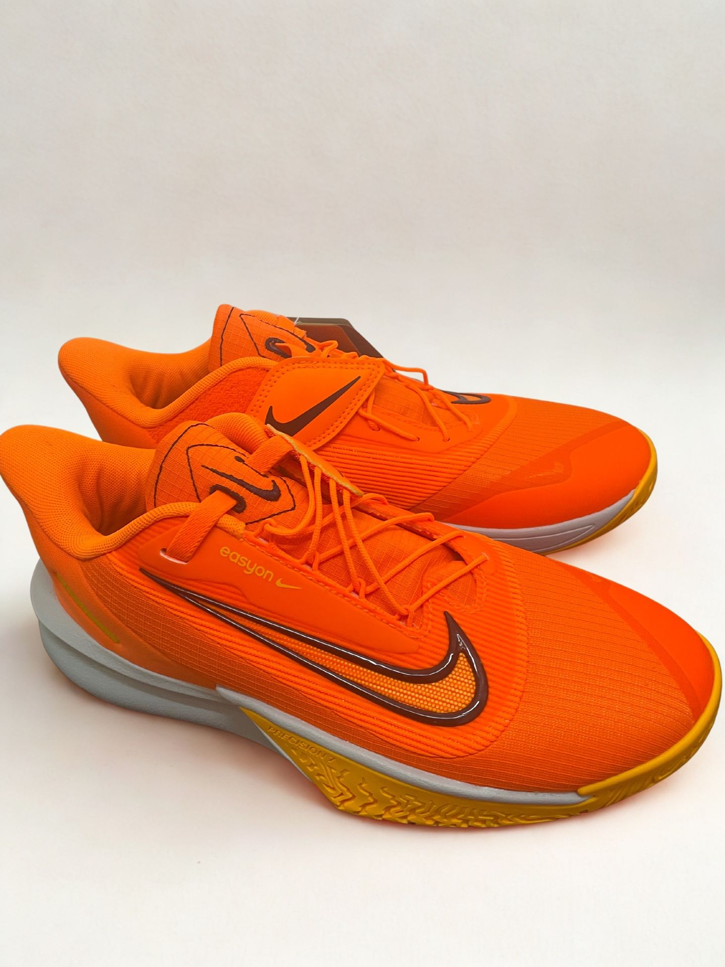 Nike Precision VII 7 Men Sz 8 Orange White Men Basketball  display picture 1