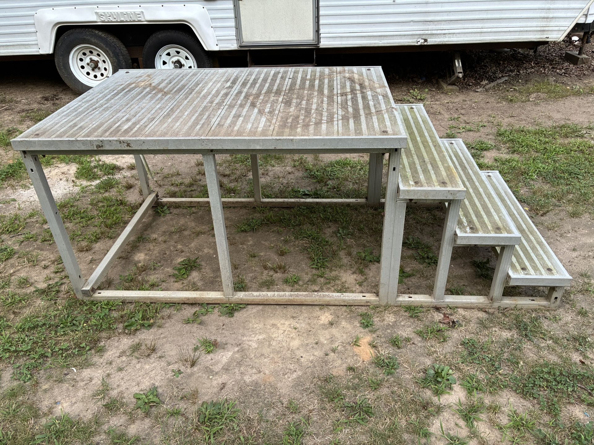 Aluminum Office Trailer Steps