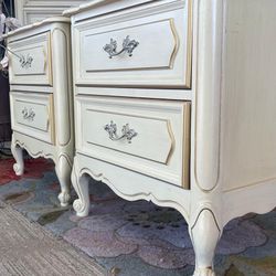 Gorgeous Two French Provincial Nigth Stands 