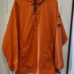 Nike Orange Windbreaker Jacket Size XL 