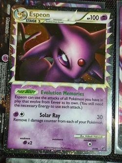 Espeon Prime- Pokemon HGSS Undaunted 81/90