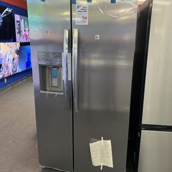 Frigidaire Stainless Steel Side By Side Fridge