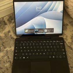 13" Microsoft Surface Pro 8 Tablet with Keyboard and Stylus (Black)