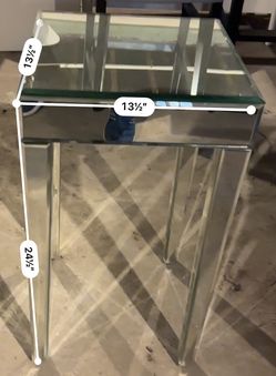 Mirror End Table