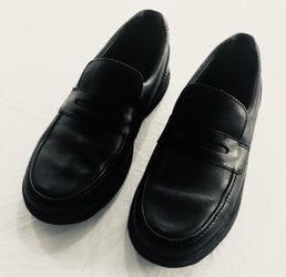 Rockport Men’s Black Leather Upper Slip-Ons Size (9) - VGC