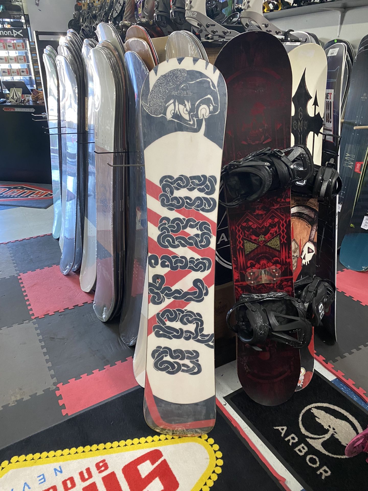 Sick Option 148 Twin Tip Snowboard Certified With Warranty for Sale in