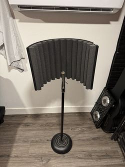 Mic Stand With reflection Filter