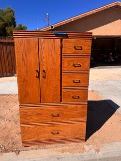 Wood dresser