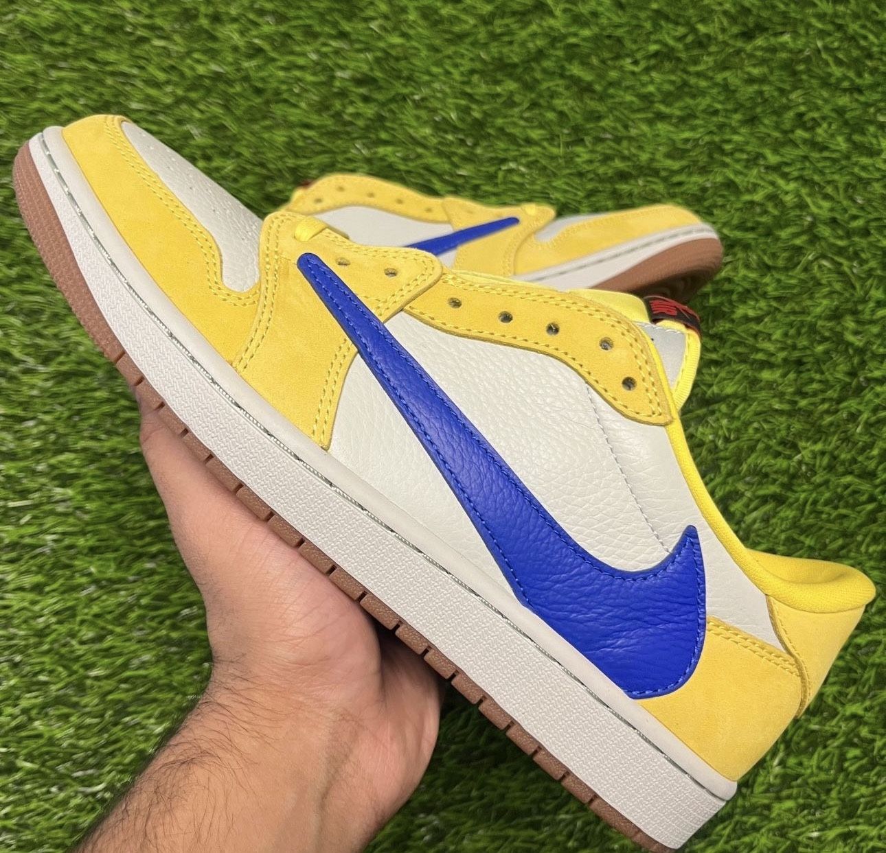 Travis Scott Canary Jordan 1 Low