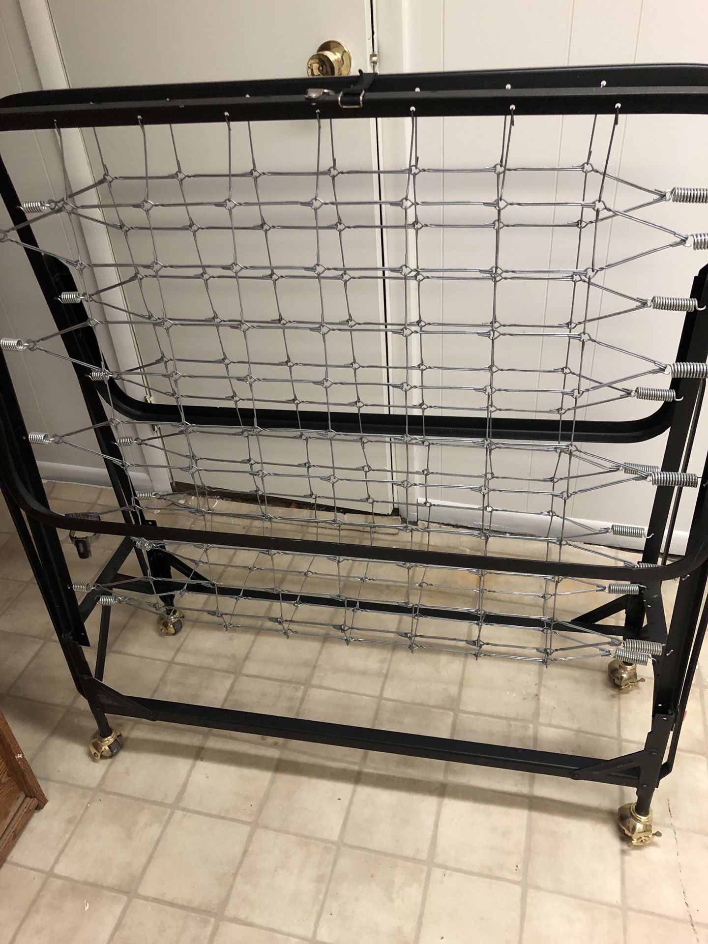 Bed frame with rollers, moving out SALE!