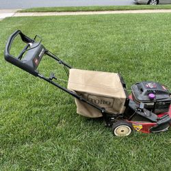 Self-Propelled Lawnmower With Bagger