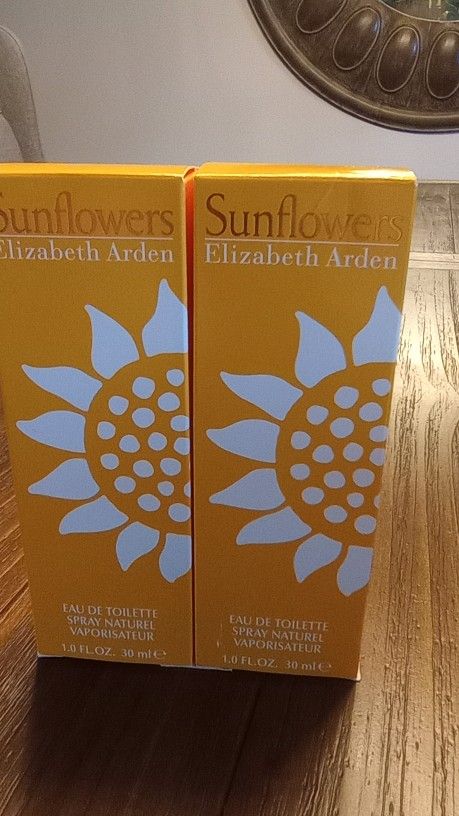 Elizabeth Arden Sunflower EDT Set Of Two, 1 .Oz Bottles z