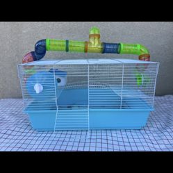 Teal Hamster Cage 