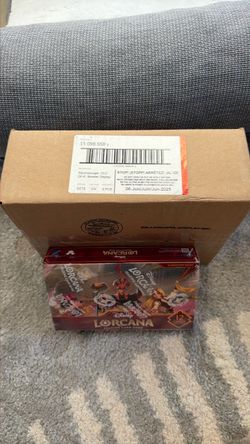 Disney Lorcana Reign of Jafar Sealed Case