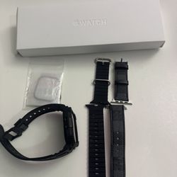 Apple Watch series 11 46mm WiFi and cellular black with 3 bands, case, screen protector and box Battery 100% 