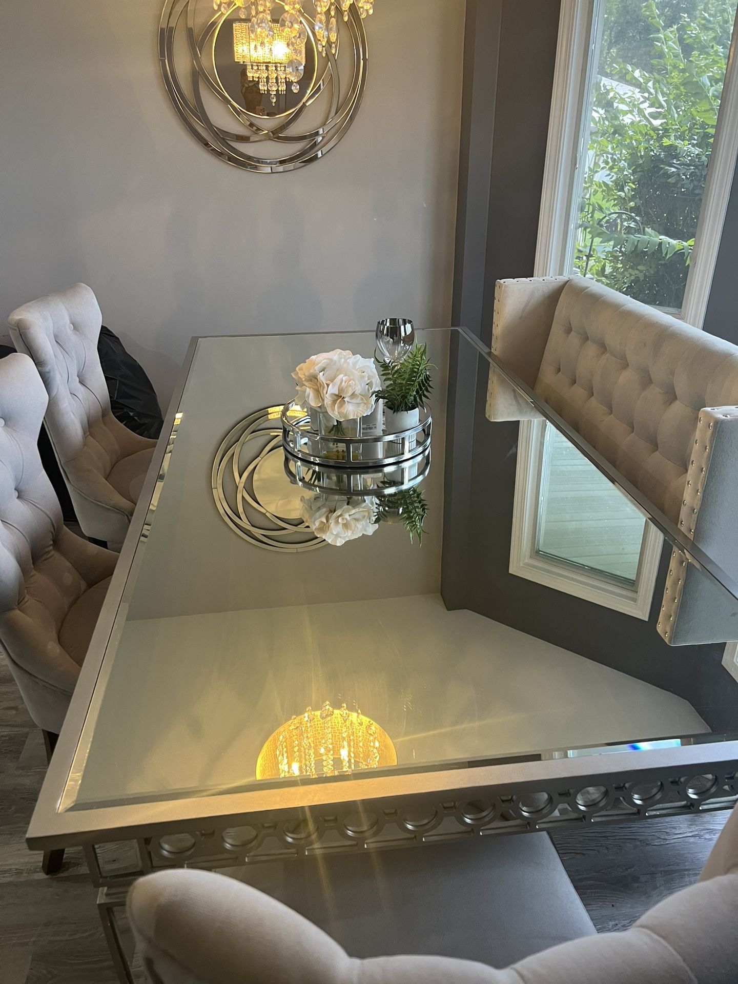 Z Gallery Mirror Sophie Table