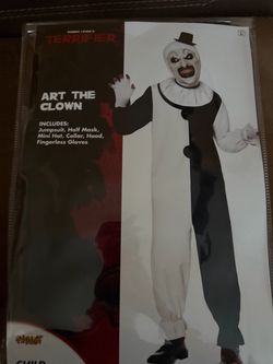 Terrifier Art the Clown Child Small Costume
