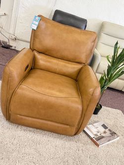 DERBAN / zero gravity leather recliner