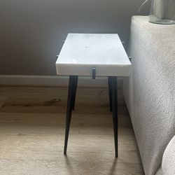 2 Marble End Tables