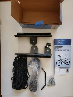 BIKEMATE Ceiling Mount Bike, Kayak, Ladder, Canoe Hoist Storage