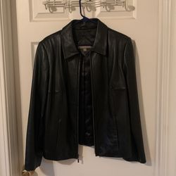Genuine Leather Jacket - Valerie Stevens