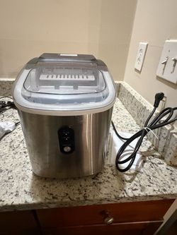 Countertop Ice Maker Machine Stainless Steel