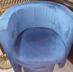 Vintage blue chair