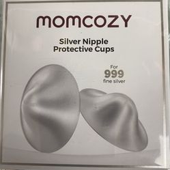 Momcozy Silver Nipple Protective Cups 999 Fine Silver