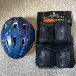 Helmet + Wrist, Elbow, And Knee Pads