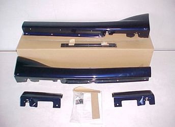 99 - 05 Mazda Miata small side sills Strato Blue OEM NEW ground effects