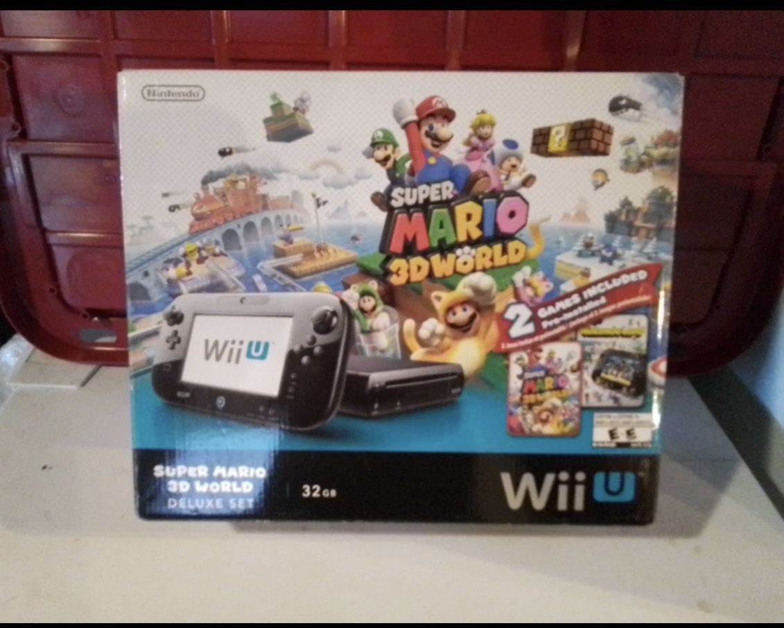 Nintendo Wii U In Box