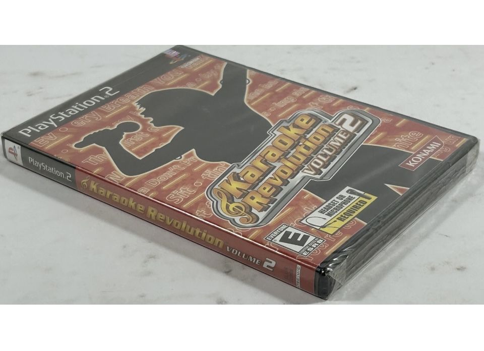 BRAND NEW SEALED Karaoke Revolution Volume 2-PlayStation 2-PS2