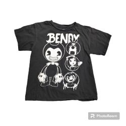 Official Bendy Kids' Medium Premium T-Shirt Bendy Trio Circles Logo