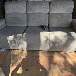 Sofa - recliner sofa with charging console